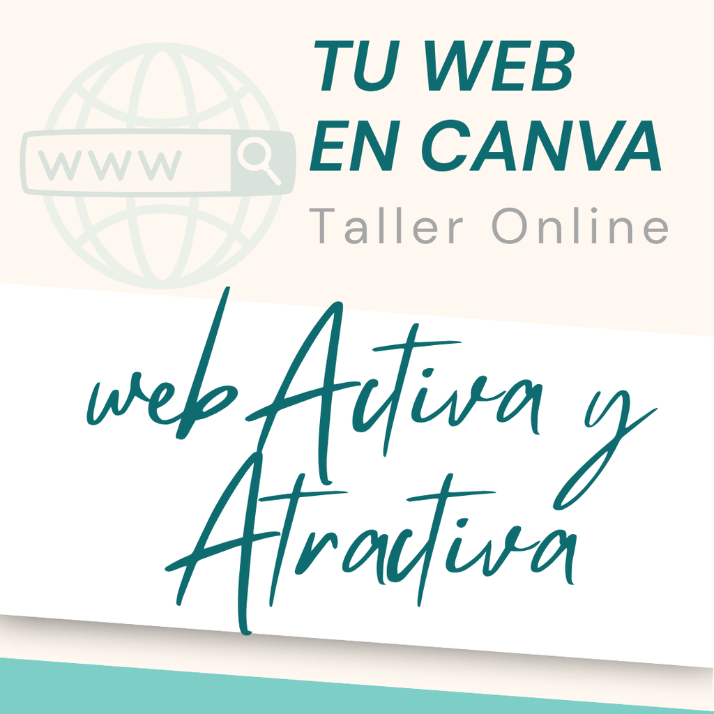 Taller Tu Web en Canva 2 - Nivel Profundización: Web Activa y Atractiva